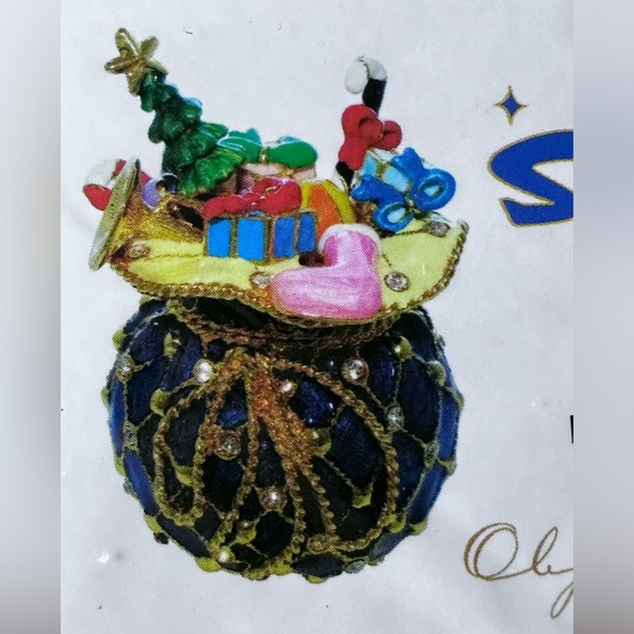 Art Form Object D’Art Trinket Boxes Lot of 4 Holiday Theme NIB Sealed in Tissue - Picture 5 of 10